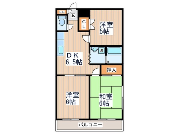 ピアレックス貴和Ａ棟の物件間取画像